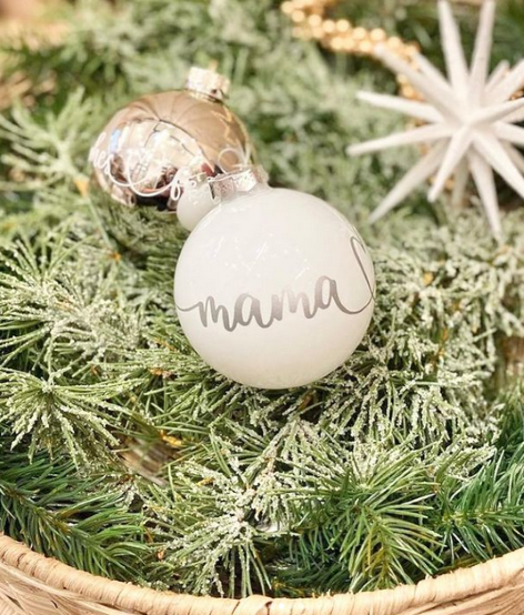 Weihnachtskugel mit Namen